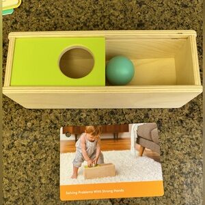 Lovevery Sliding Top Box, from the Thinker Play Kit (months 11-12)